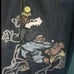 Heavy Raw Blue Denim jacket 90's Streetwear