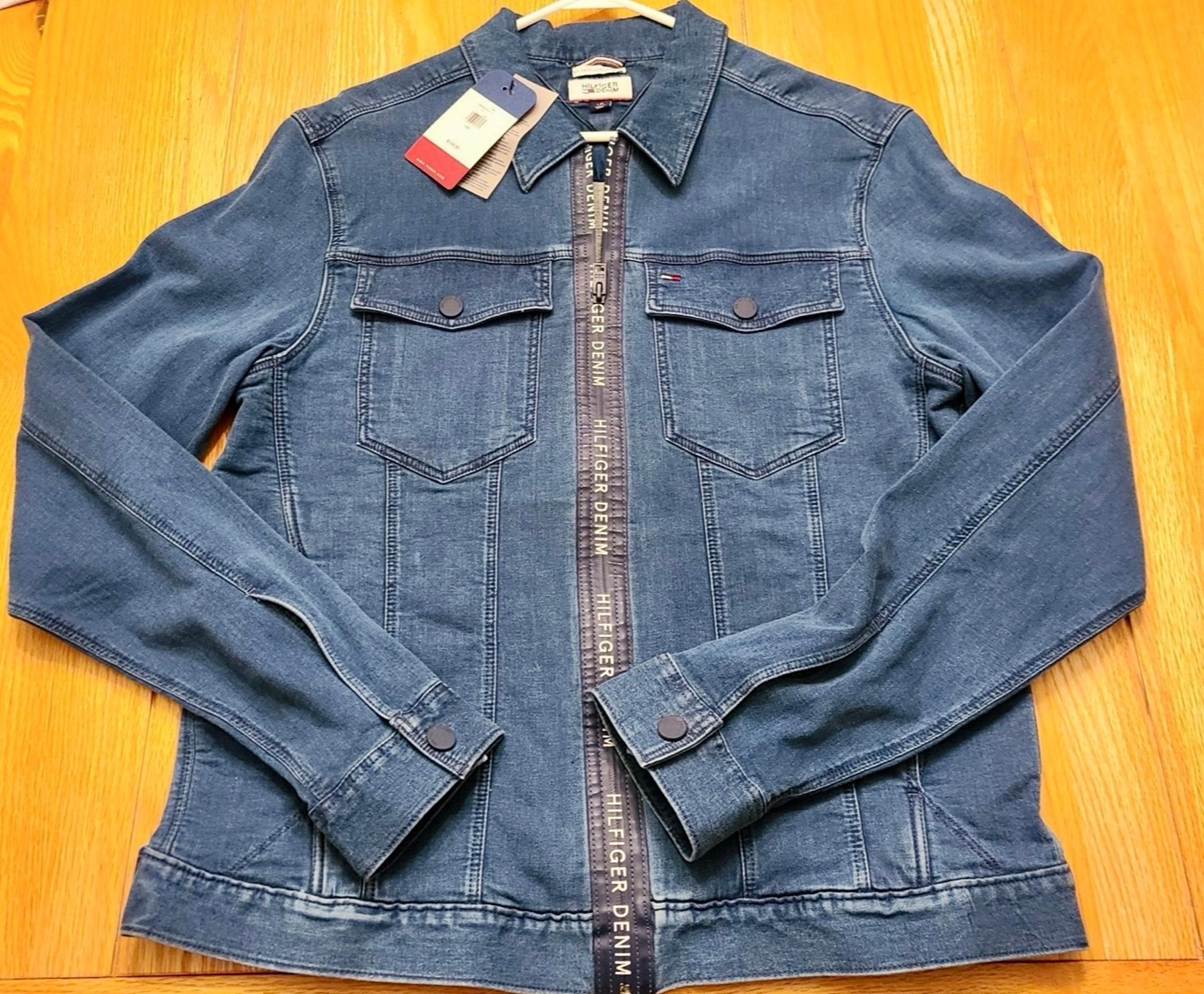 Tommy Hilfiger Men’s Moto Denim Jacket (Size L) (New)