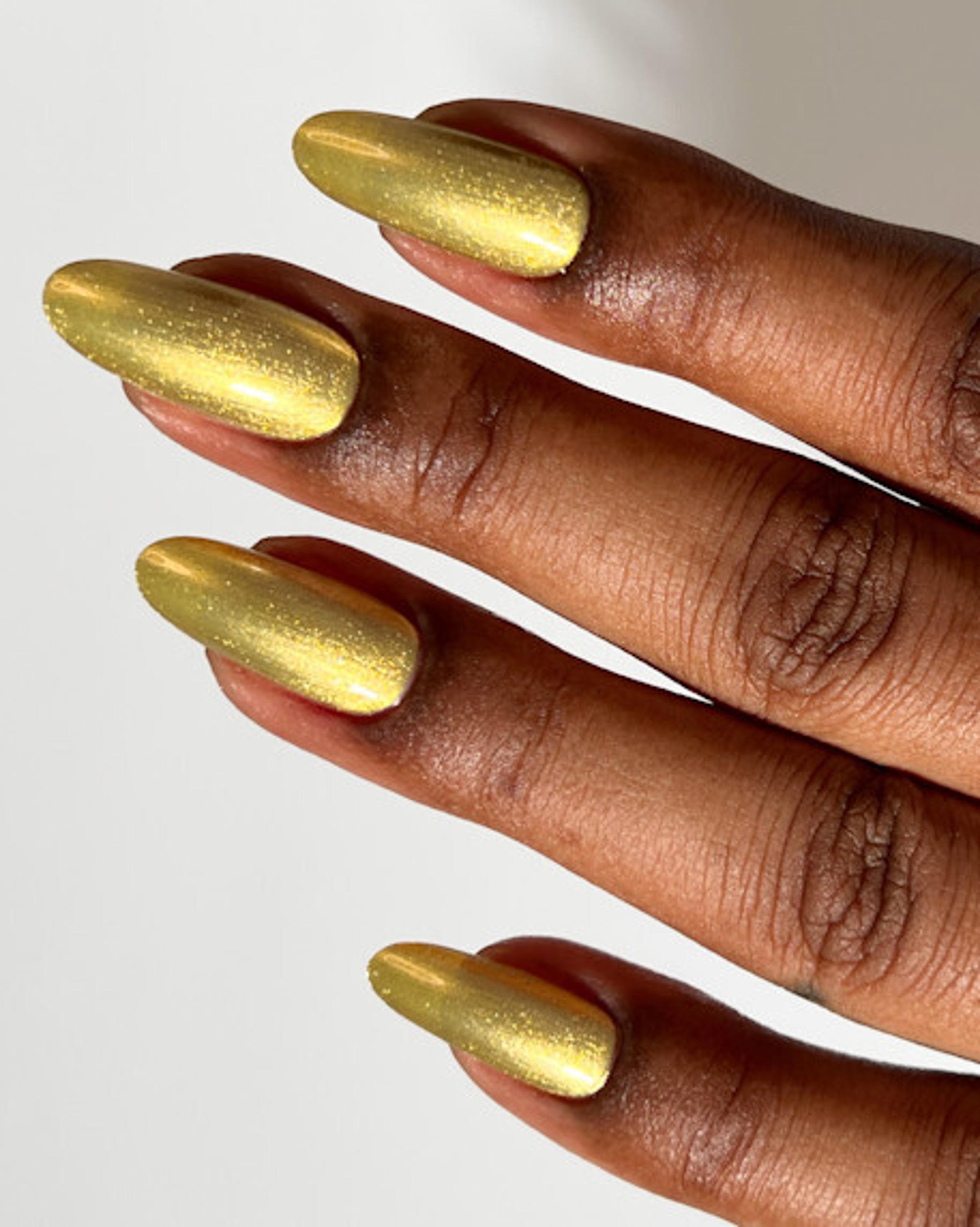 Cirque Colors Cosplay Lamé Gold metallic indie nail polish Full Size NIB