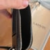 Lanvin Leather Necklace Card holder, black and white psychadelic pattern