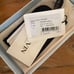 Lanvin Leather Necklace Card holder, black and white psychadelic pattern