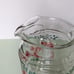 Vintage Glass Pitcher Horse and Carriage Winter Christmas