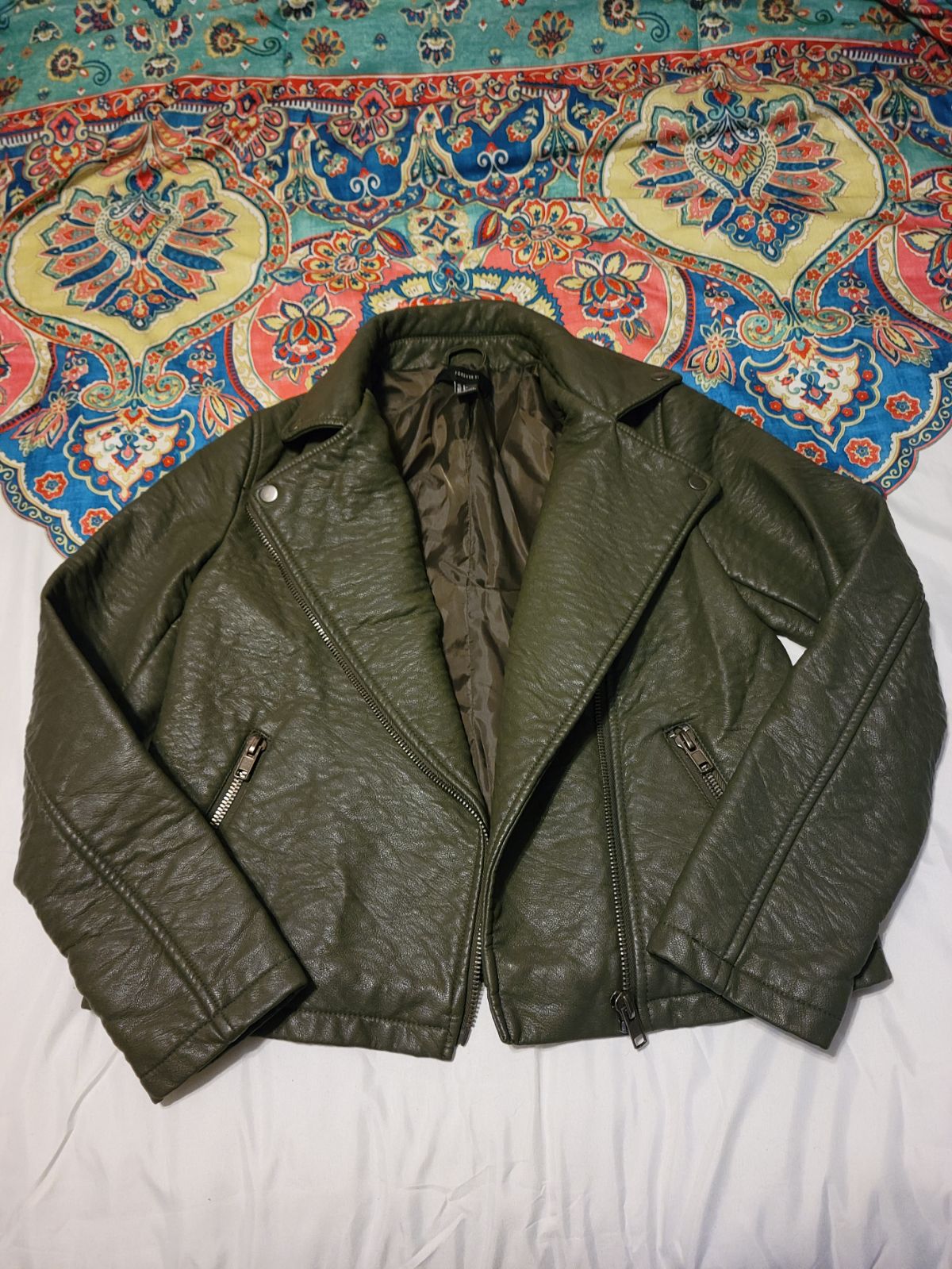 Faux Leather Jacket