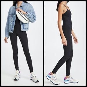 Unitard Black Large NWT7284