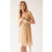 NWT Brenda Knight x Free People Helene of Troy Crinkle Embellished Mini Dress
