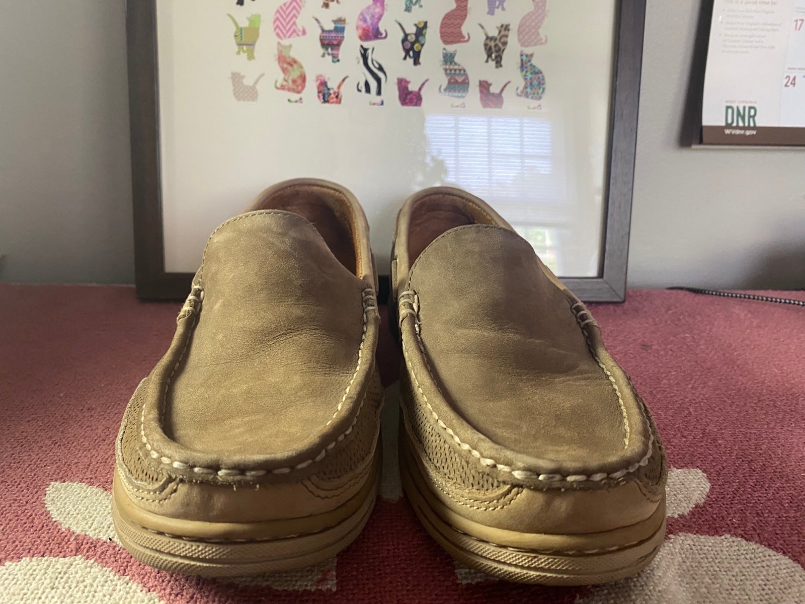 Tommy Bahama Leather Slip on shoes