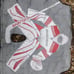 Hockey shooting target Vintage Bauer skates