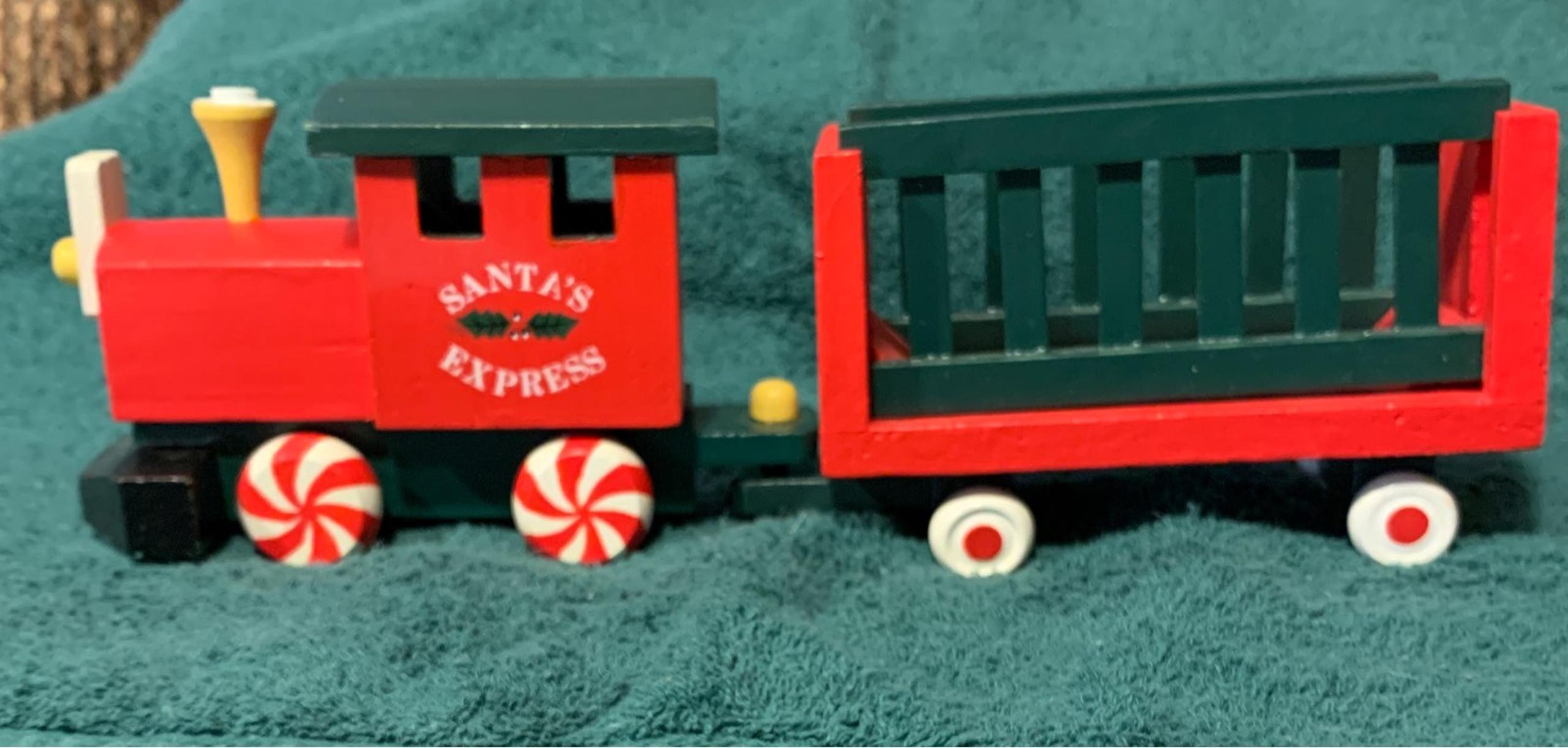Wooden Santas Express Train