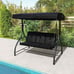 3-Seat Outdoor Converting Patio Swing Glider Adjustable (Free delivery)