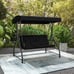 3-Seat Outdoor Converting Patio Swing Glider Adjustable (Free delivery)