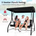 3-Seat Outdoor Converting Patio Swing Glider Adjustable (Free delivery)