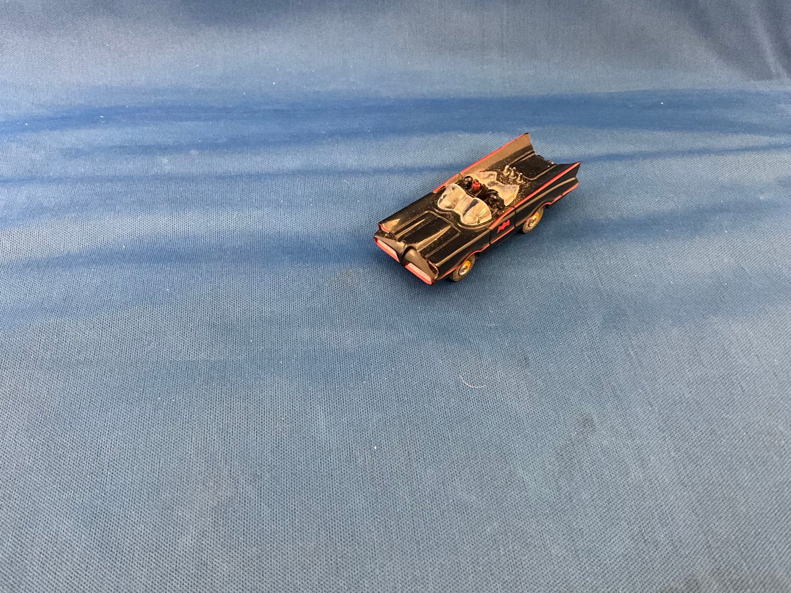Original Aurora T-Jet #1385 Batmobile Black Red