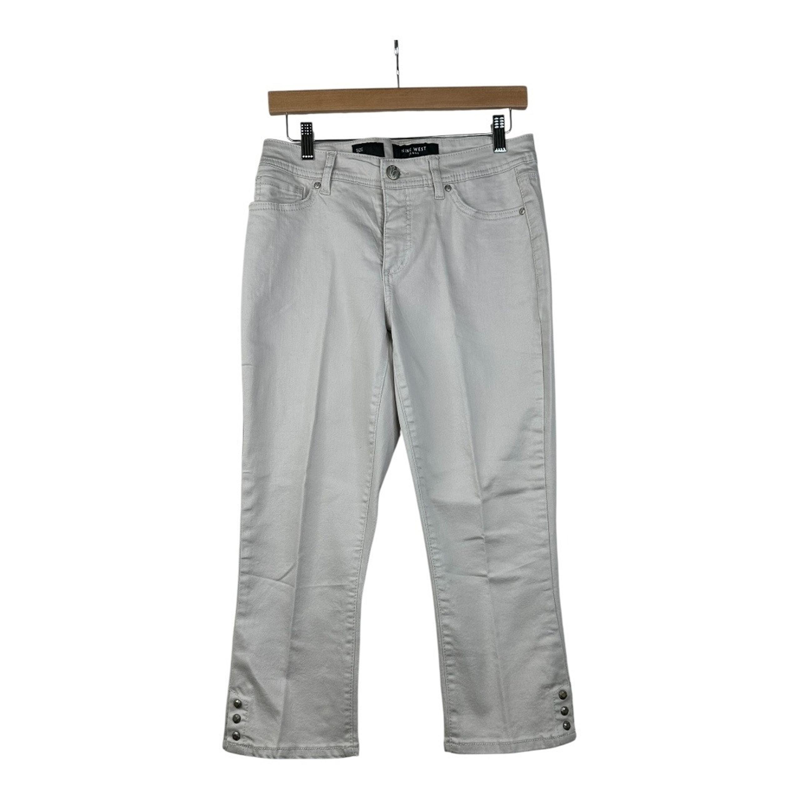 Nine West Karen Capri Pants size 6 Beige