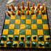 Custom hand made resin chess set - you can choose colors