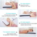 Memory Foam Pillow for Bed Sleeping Contour Gel Cooling Ventilated Cervical Supp