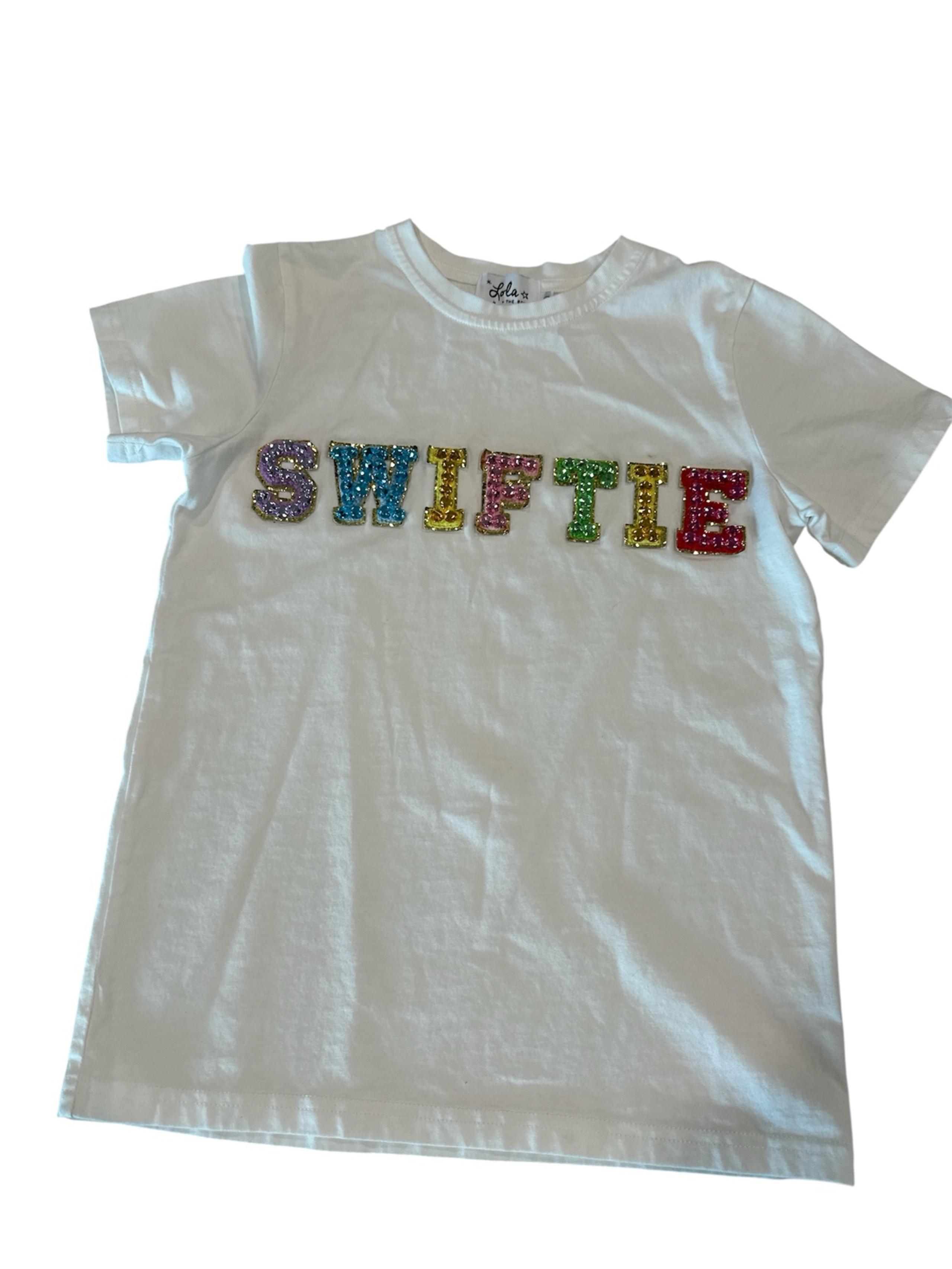 Swiftie Sequin Shirt by Lola and The Boys Size 10 Taylor Swift