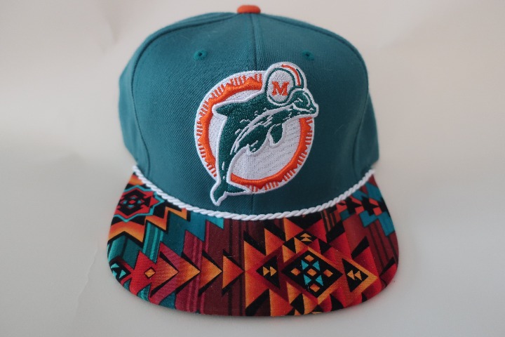 Custom Miami Dolphins Snapback Hat