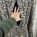 Lost + Wander Can't Be Tamed Maxi Dress S Black Gold Zebra