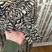 Lost + Wander Can't Be Tamed Maxi Dress S Black Gold Zebra