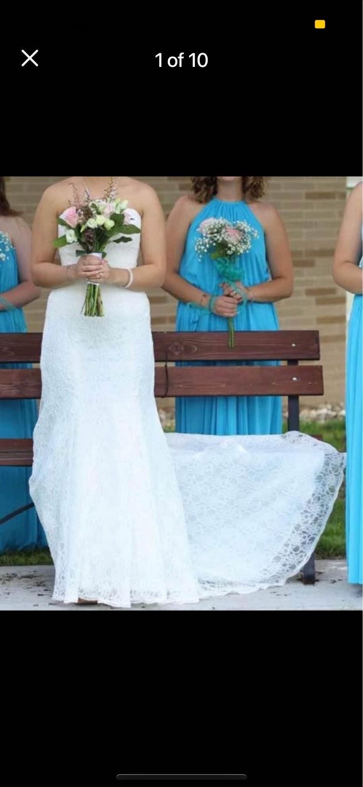 Wedding dress morilee by madeline Gardner