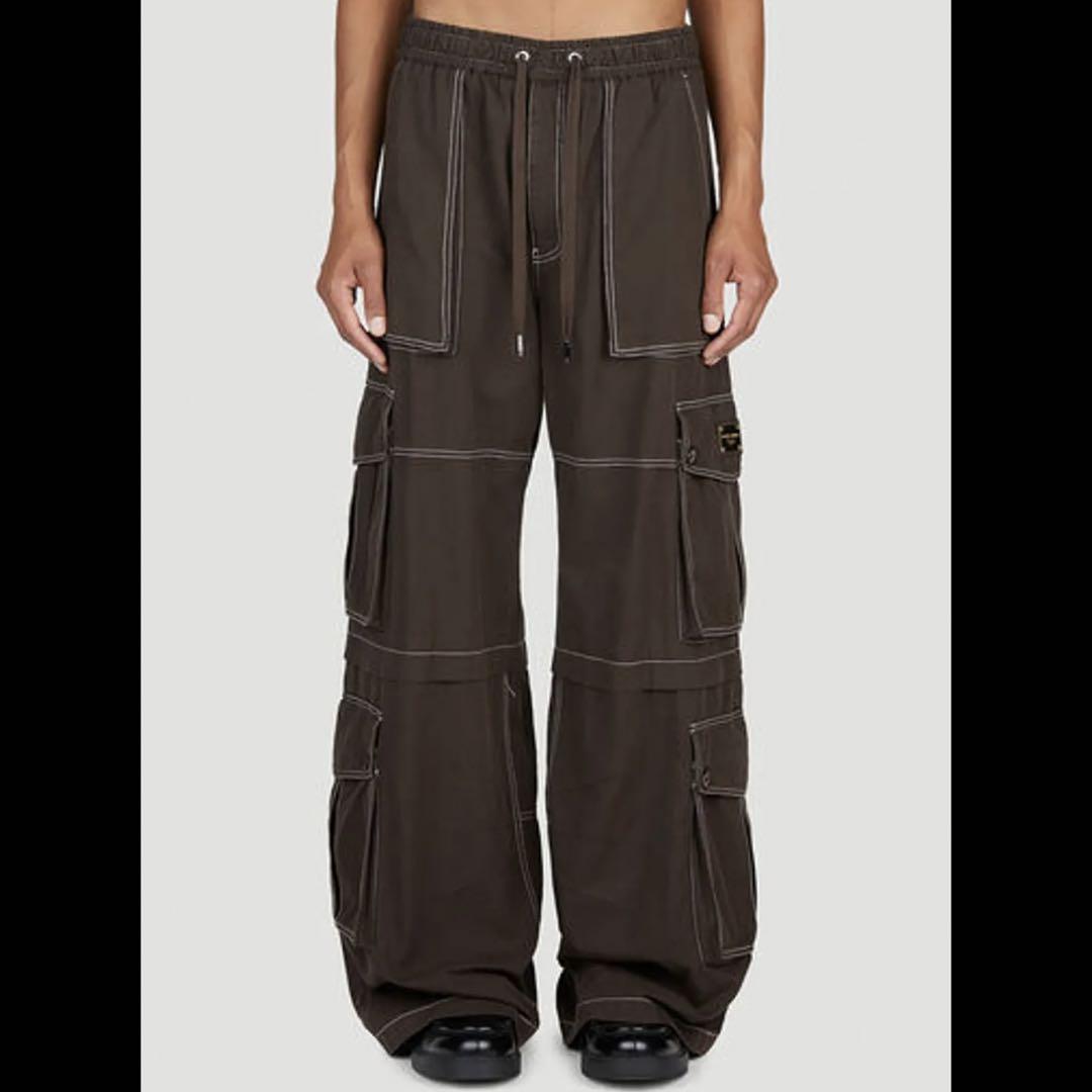 OVY x GHbM BRITISH TWILL TROUSERS Dress - flat front