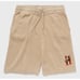 Honor The Gift Men's Embroidered H Logo Handcrafted Soft Knit Cotton Shorts