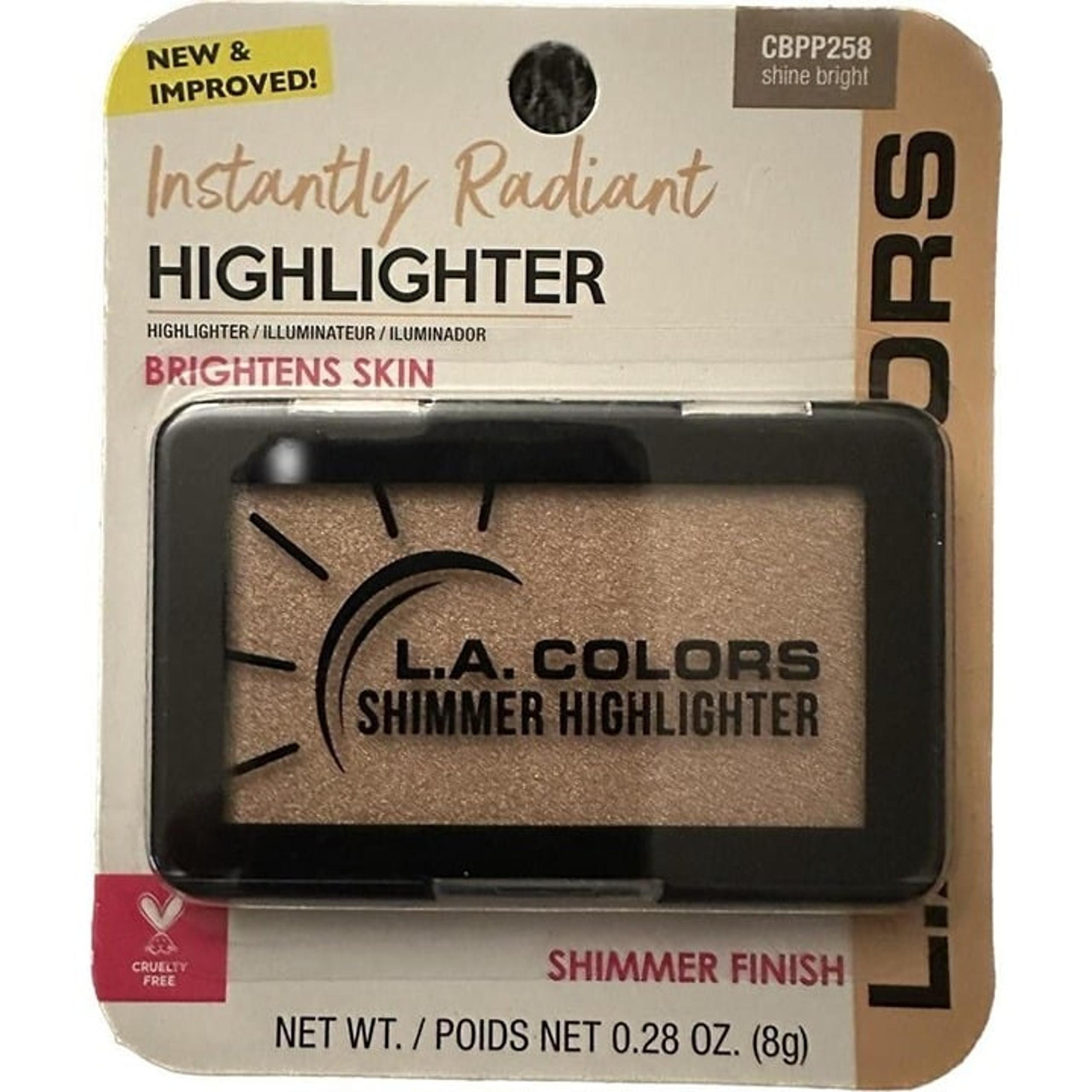 1 x LA COLORS Shimmer Highlighter Shine Bright