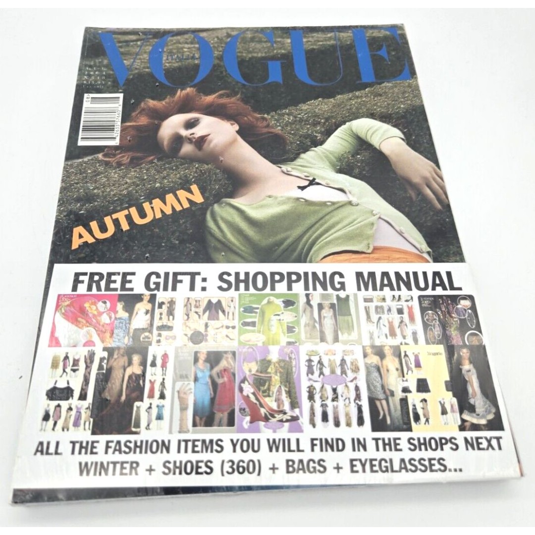 Vogue Italy Agosto 2004 August 648 Jessica Stam Tim Walker Rie Rasmussen 8/04