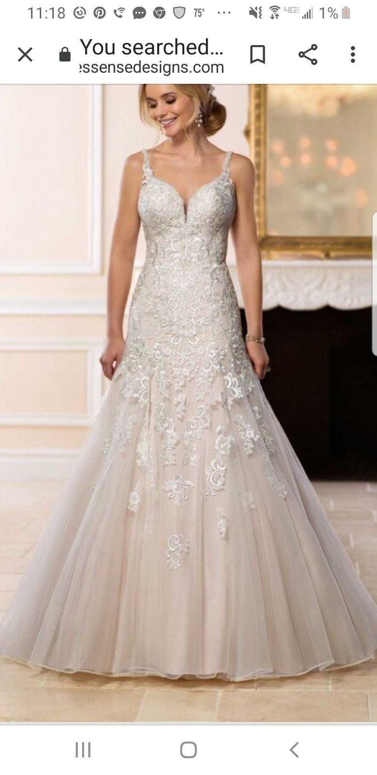 Wedding Dress Stella York 20 (Pd 2,000)