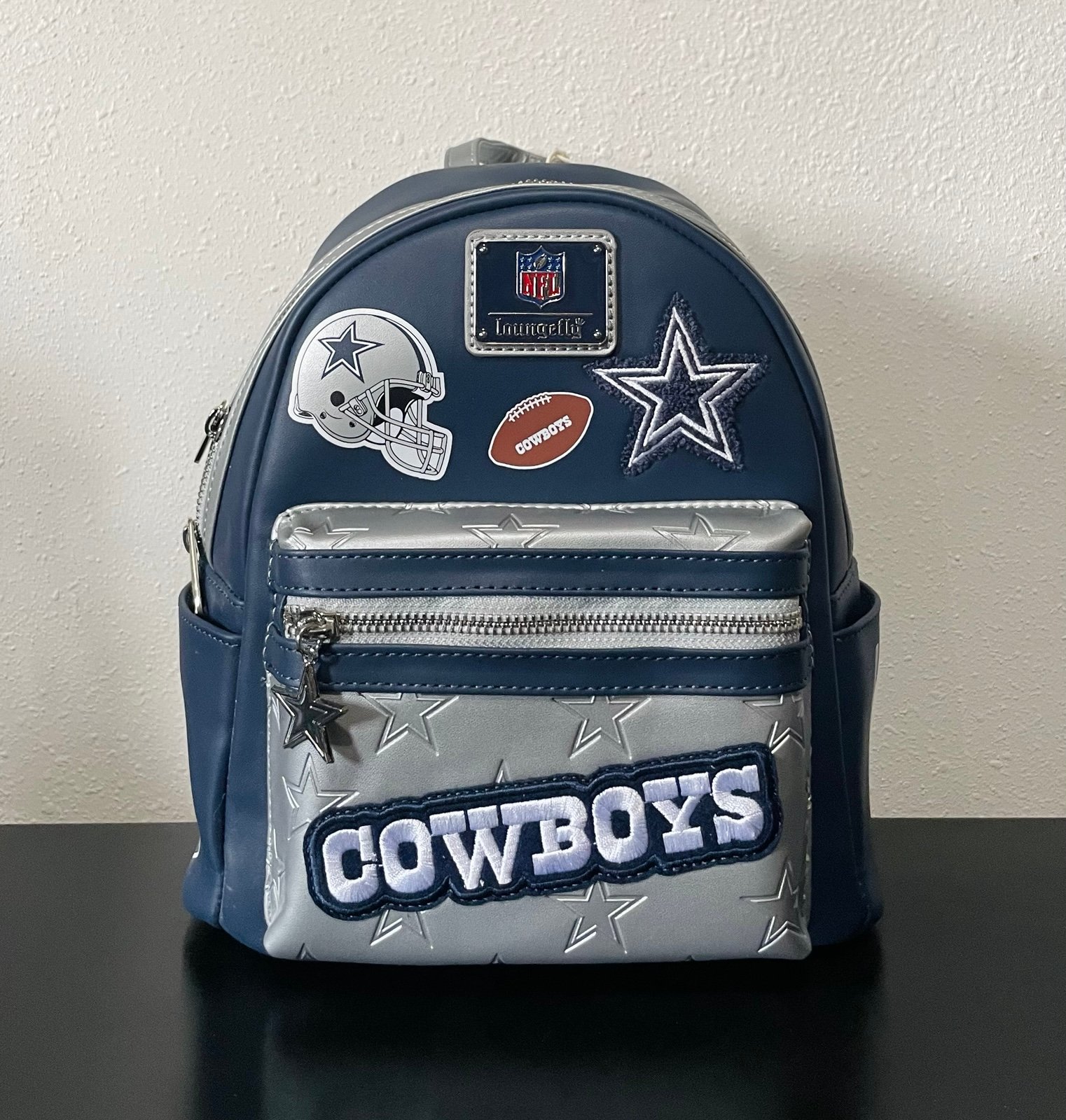 Loungefly NFL Dallas Cowboys Patches Mini Backpack