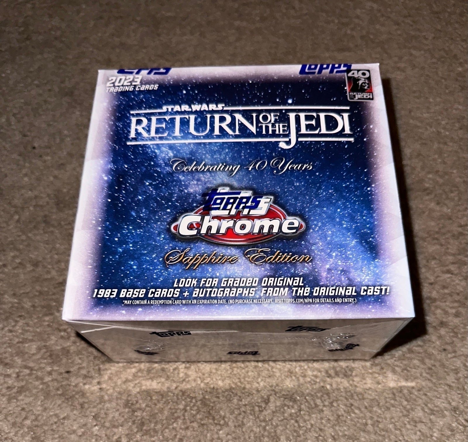 2023 Topps Star Wars Chrome Sapphire Edition Factory Sealed
