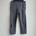 Lululemon Pace Rival Crop *22 Heathered Black / Black Size 6 with rip tag