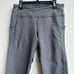 Lululemon Pace Rival Crop *22 Heathered Black / Black Size 6 with rip tag