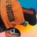 Harley Davidson Christmas holiday pet stocking boot with bone