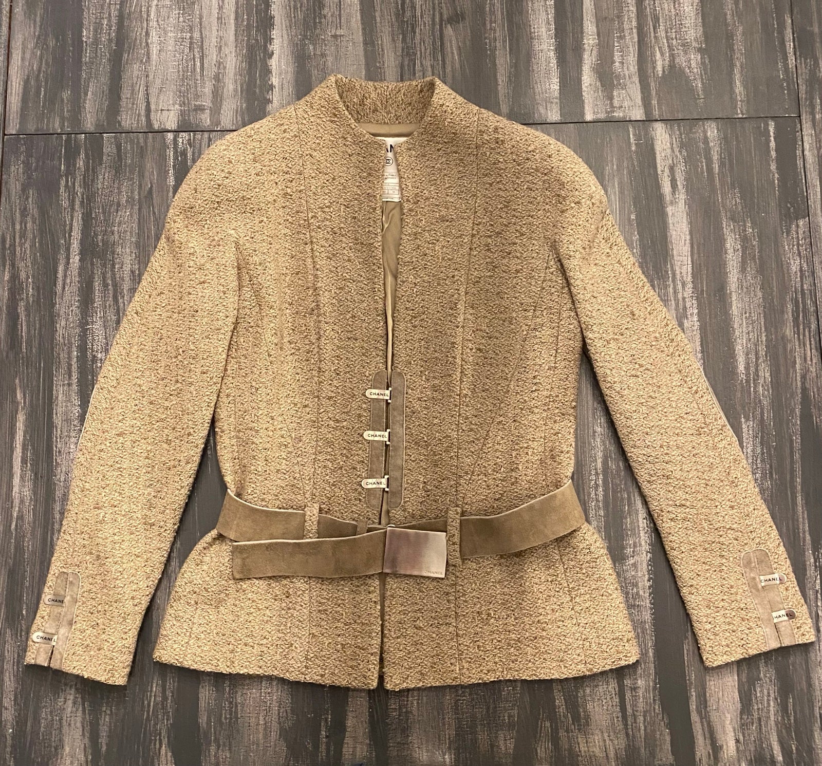 Vintage 1999 Chanel Jacket with Belt 38