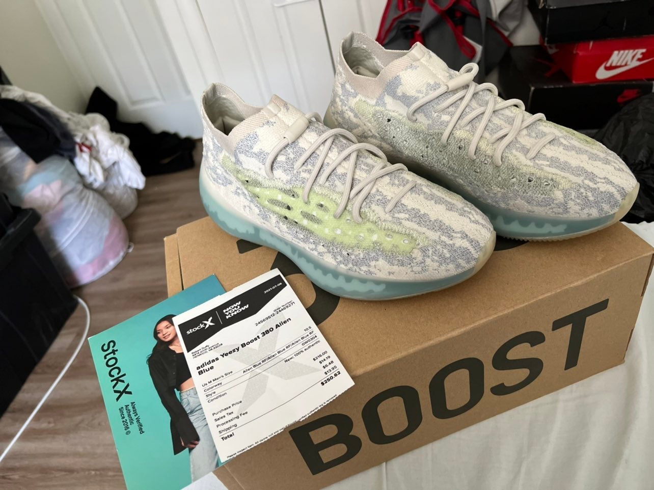 Yeezy Adidas Boost 380 Alien