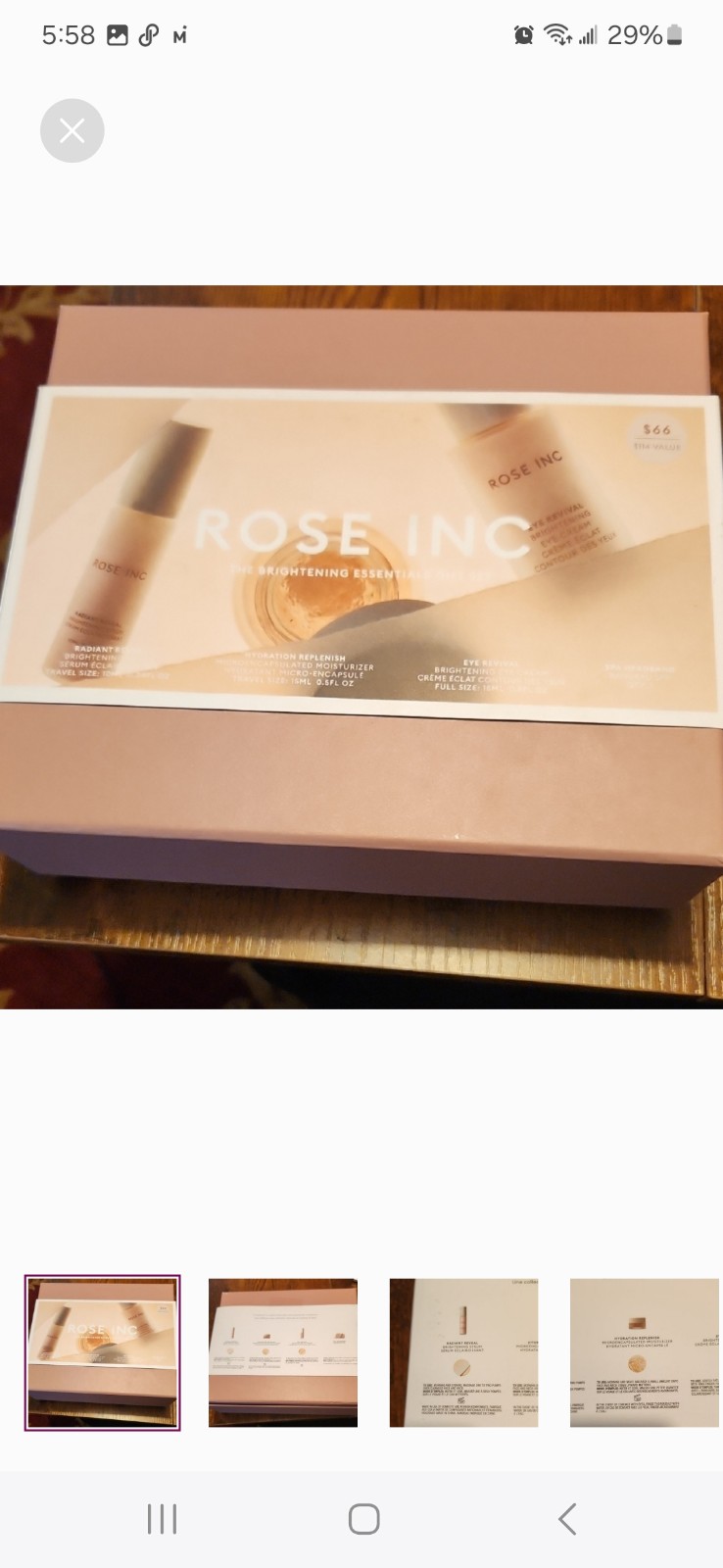 Rose Inc Brightening Essentials Set