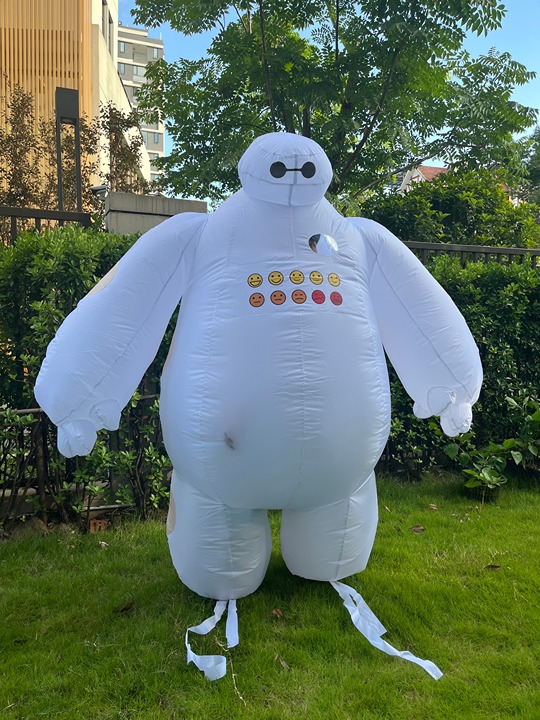 Funny Costume Outfit Big Hero 6 BayMax Halloween Cosplay Party for Adult