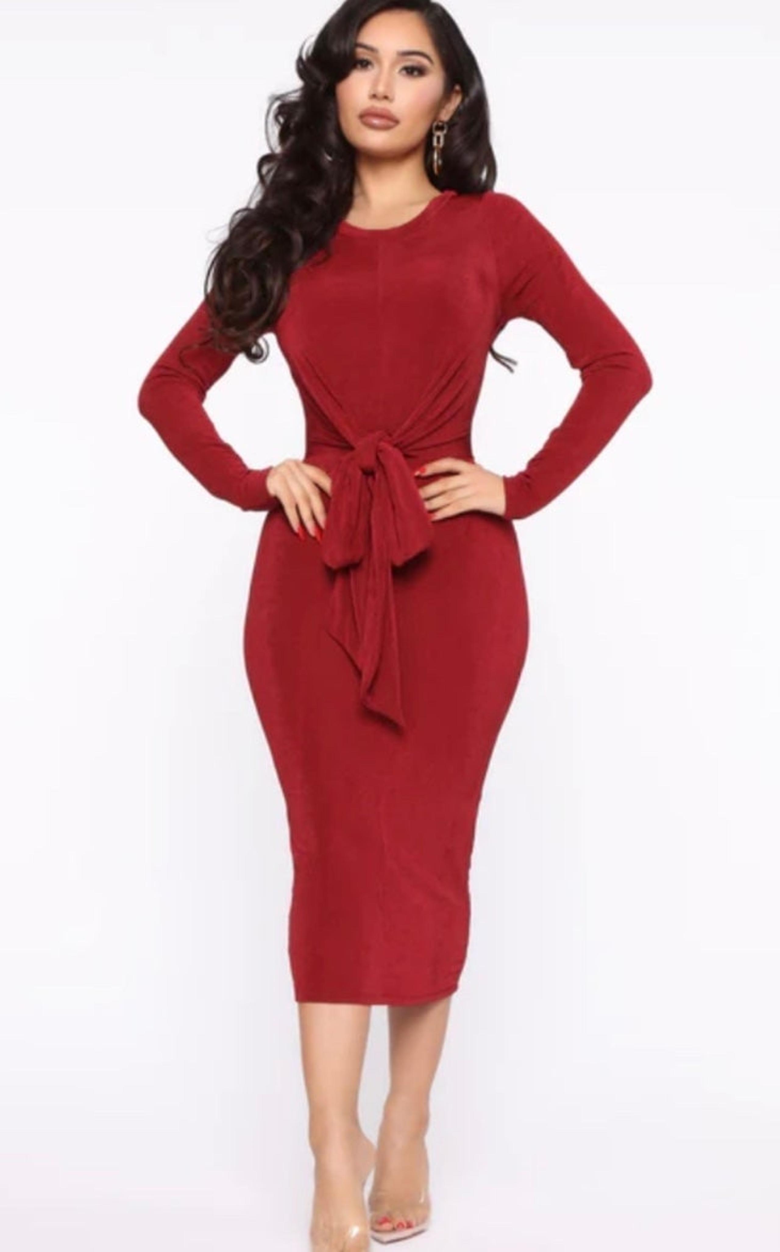 Red Fashion Nova Dress