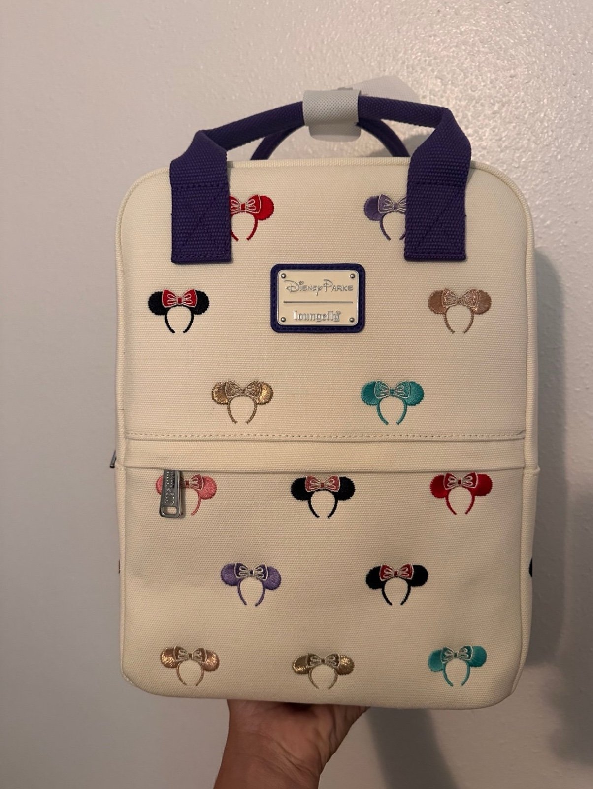 Disney Parks 2025 Loungefly Canvas Earband Backpack