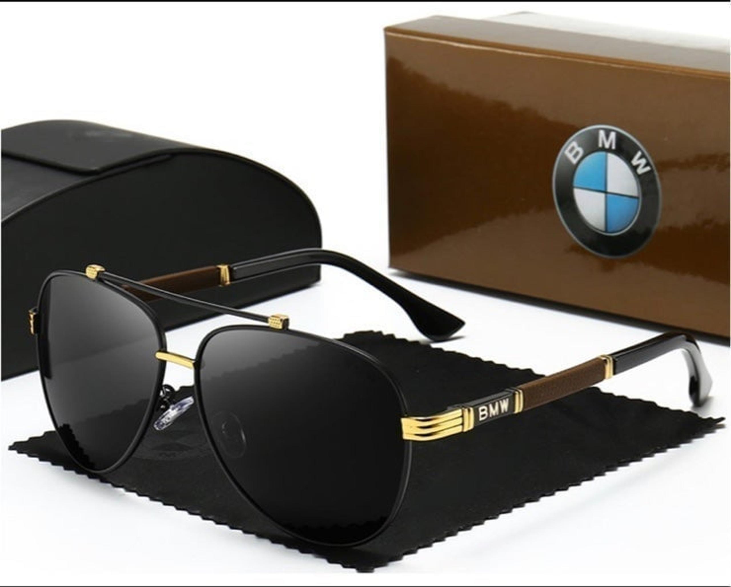 BMW luxury polarized premium sunglass Golden/Black