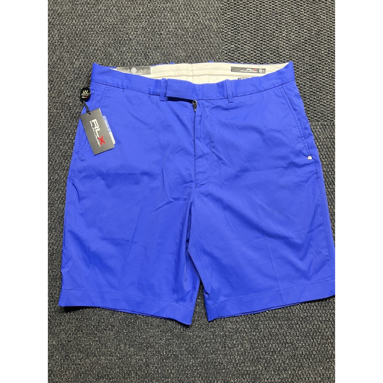 RLX Ralph Lauren Mens Classic Fit Golf Shorts Blue Sz 34 NWT