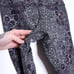 LULULEMON Wunder Under Hi-Rise Tight Trellis Bloom Ice Grey Black Women's 6