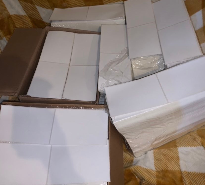 18,000 labels 3 cases thermal labels 4x6