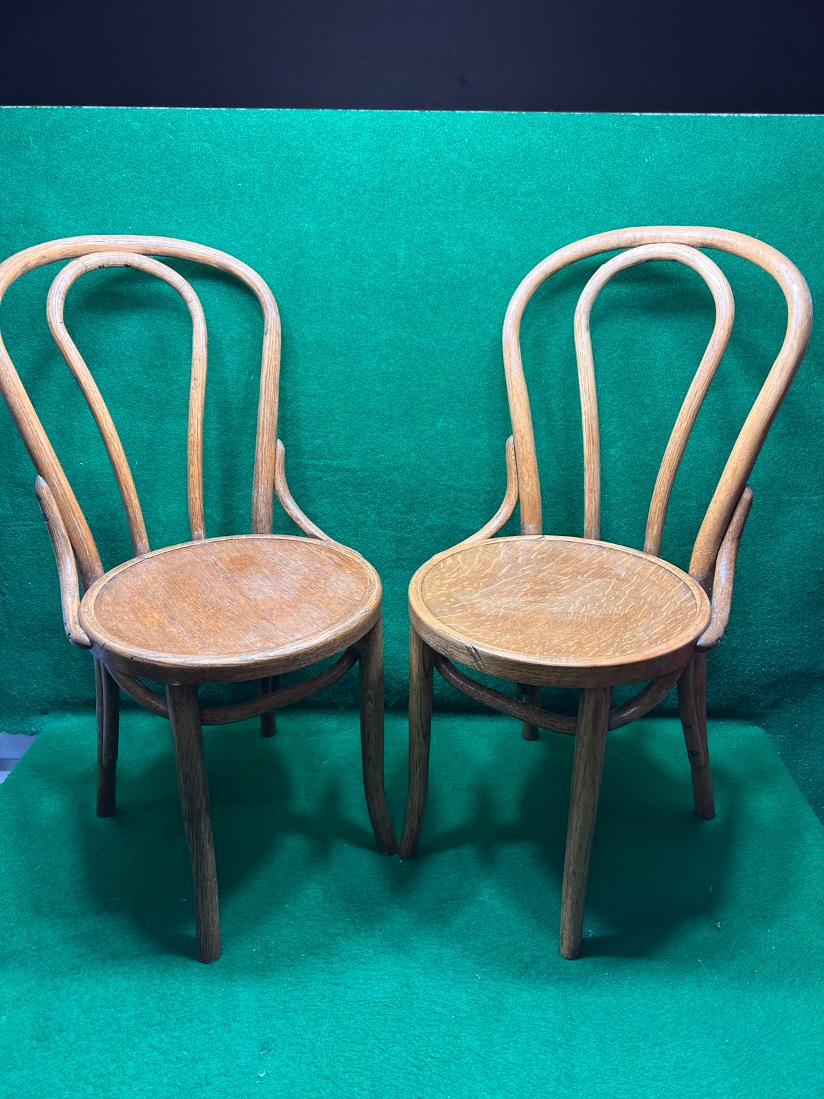 Set of Antique bentwood cafe chairs