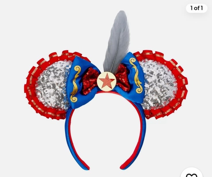 Disney Minnie Mouse main attraction dumbo ears