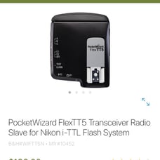 (2) Pocketwizard Flex tt5 for Nikon