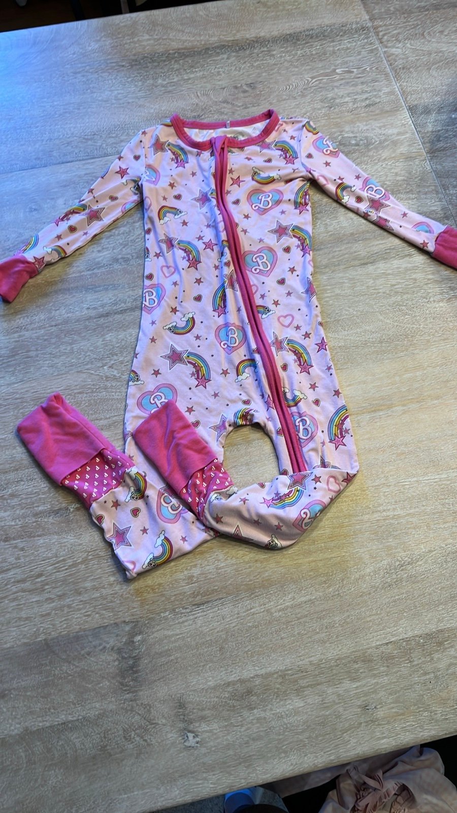 Posh peanut x Barbie 2T bamboo pajamas VGUC