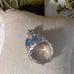 Artisan Crafted Fine Sterling Silver Blue Topaz Ring R104