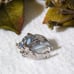 Artisan Crafted Fine Sterling Silver Blue Topaz Ring R104